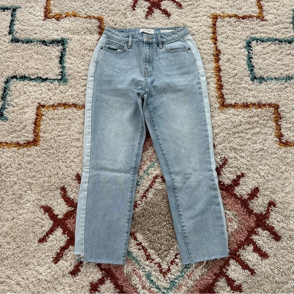 Pacsun side stripe mom jean color block - Picture 3 of 11